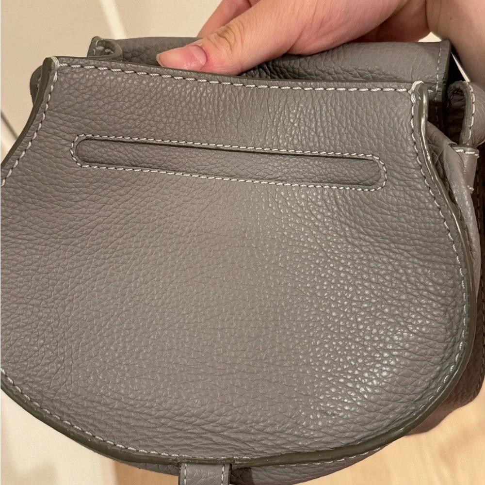 Chloe - Marcie Small Crossbody Bag - Gray - Pre-Owned - Plz Check Pics - Picture 11 of 16